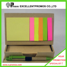Werbeartikel Recycled Sticky Notepad mit Stift (EP-M5261)